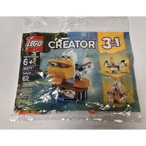 Lego 30571 2019 Pelican Turkey Rabbit 3 in 1  Sealed Poly bag Retired HTF